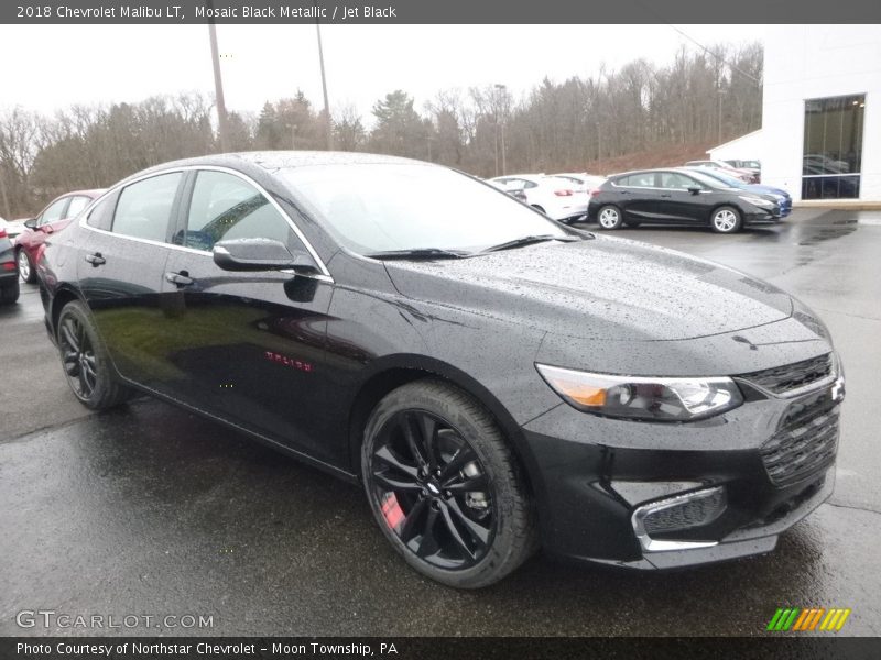 Mosaic Black Metallic / Jet Black 2018 Chevrolet Malibu LT