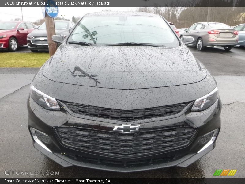 Mosaic Black Metallic / Jet Black 2018 Chevrolet Malibu LT