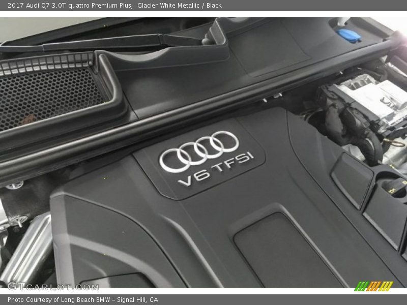 Glacier White Metallic / Black 2017 Audi Q7 3.0T quattro Premium Plus
