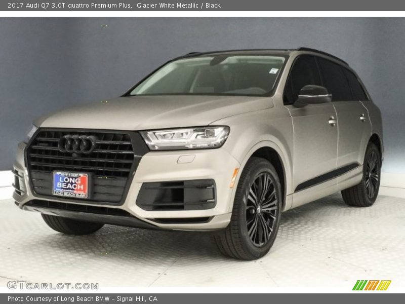 Glacier White Metallic / Black 2017 Audi Q7 3.0T quattro Premium Plus