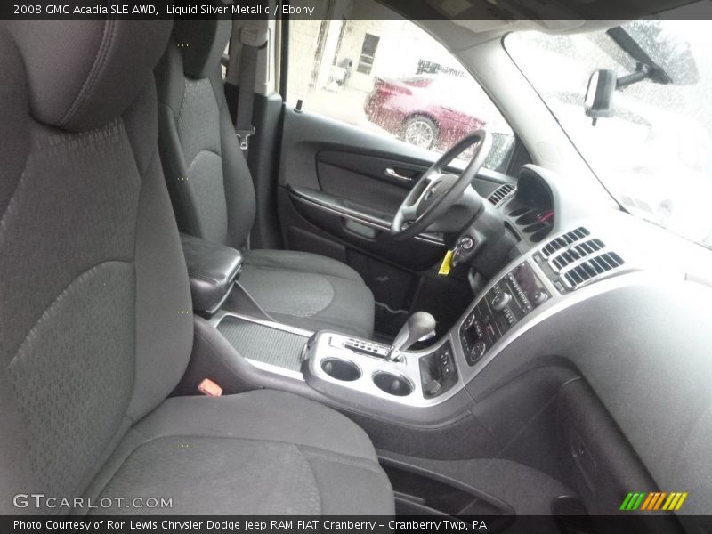 Liquid Silver Metallic / Ebony 2008 GMC Acadia SLE AWD
