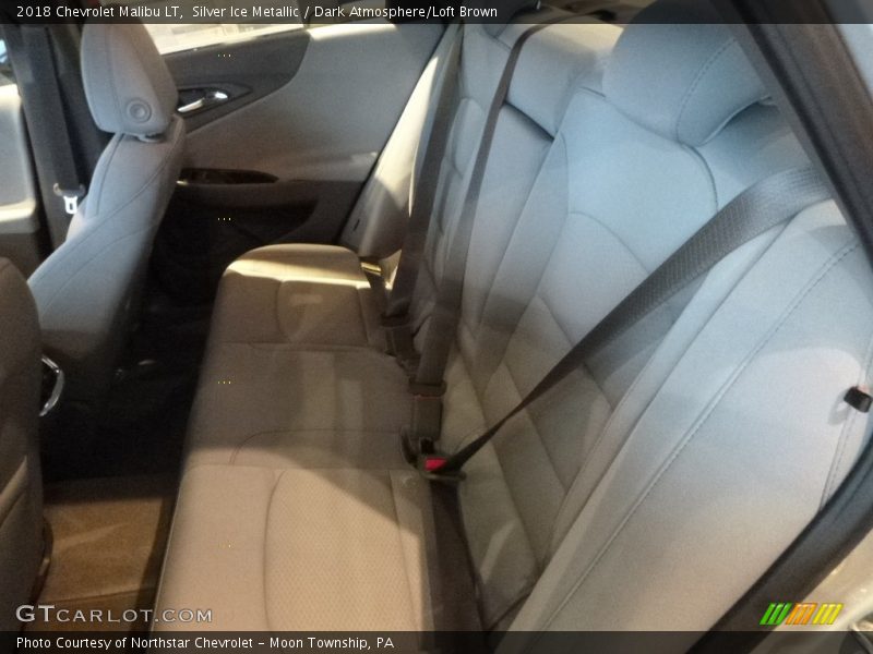 Silver Ice Metallic / Dark Atmosphere/Loft Brown 2018 Chevrolet Malibu LT