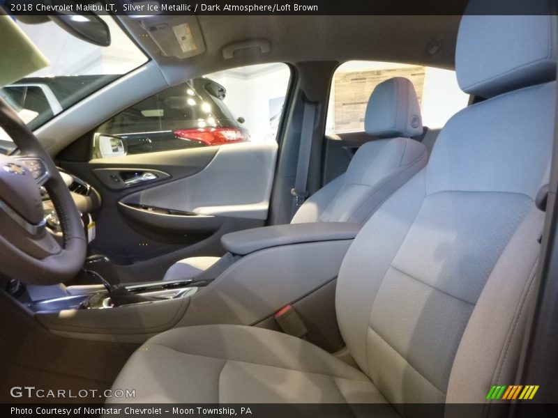 Silver Ice Metallic / Dark Atmosphere/Loft Brown 2018 Chevrolet Malibu LT
