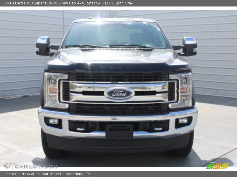 Shadow Black / Earth Gray 2018 Ford F350 Super Duty XL Crew Cab 4x4