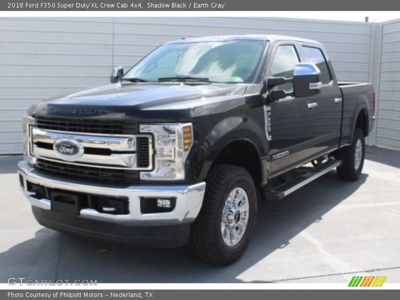 Shadow Black / Earth Gray 2018 Ford F350 Super Duty XL Crew Cab 4x4