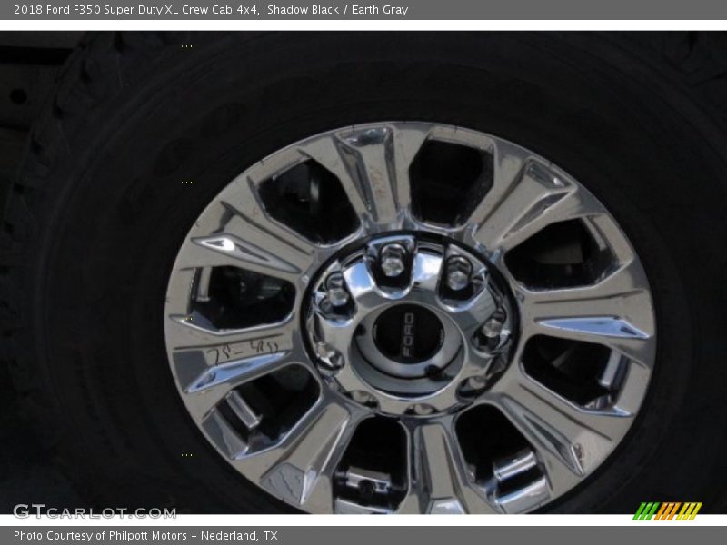 Shadow Black / Earth Gray 2018 Ford F350 Super Duty XL Crew Cab 4x4