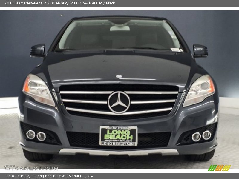 Steel Grey Metallic / Black 2011 Mercedes-Benz R 350 4Matic