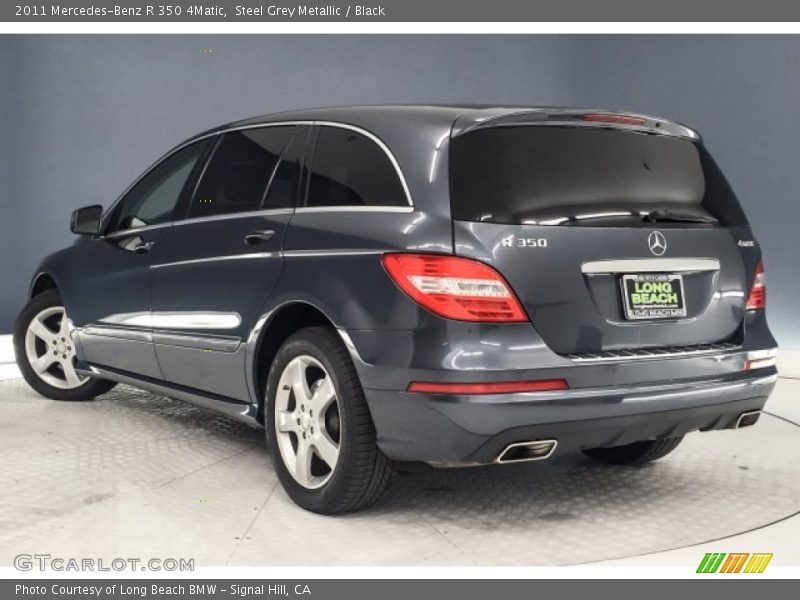 Steel Grey Metallic / Black 2011 Mercedes-Benz R 350 4Matic