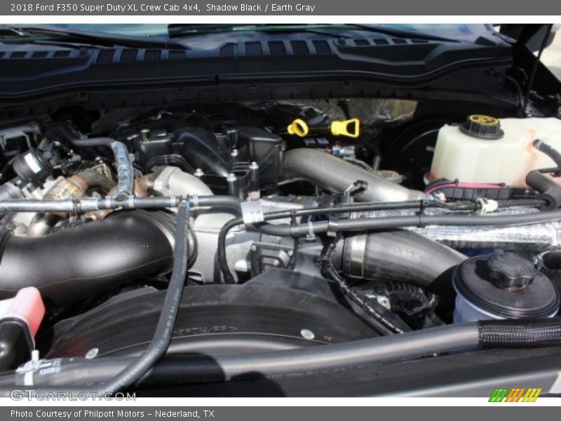 Shadow Black / Earth Gray 2018 Ford F350 Super Duty XL Crew Cab 4x4