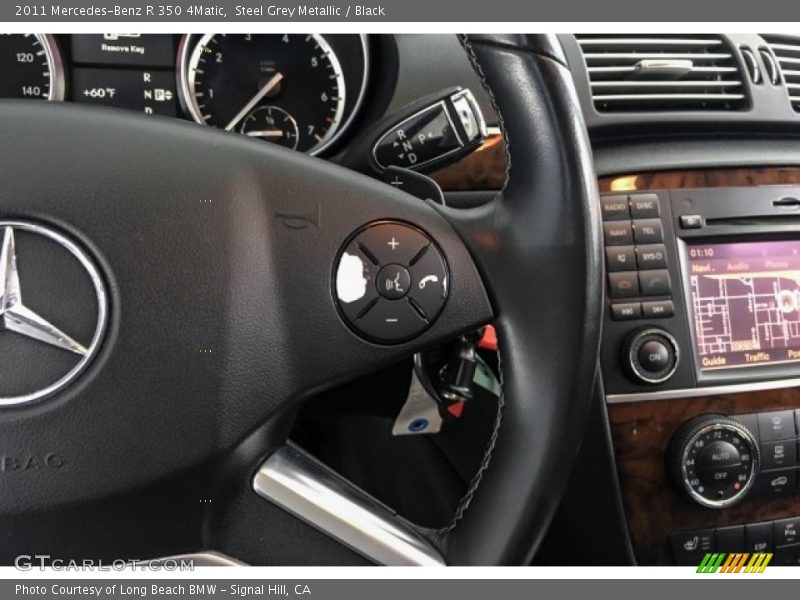 Steel Grey Metallic / Black 2011 Mercedes-Benz R 350 4Matic