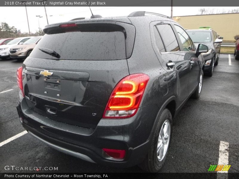 Nightfall Gray Metallic / Jet Black 2018 Chevrolet Trax LT