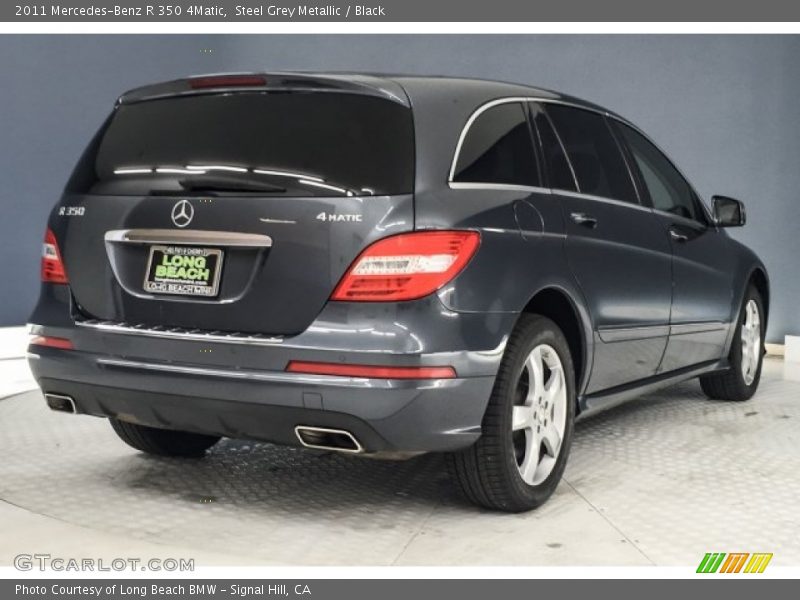 Steel Grey Metallic / Black 2011 Mercedes-Benz R 350 4Matic