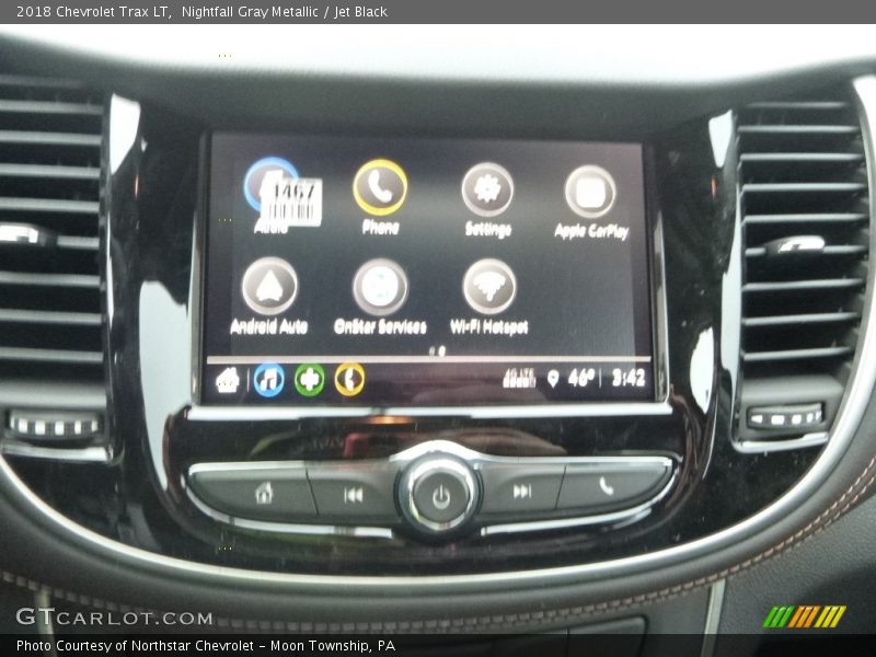 Nightfall Gray Metallic / Jet Black 2018 Chevrolet Trax LT