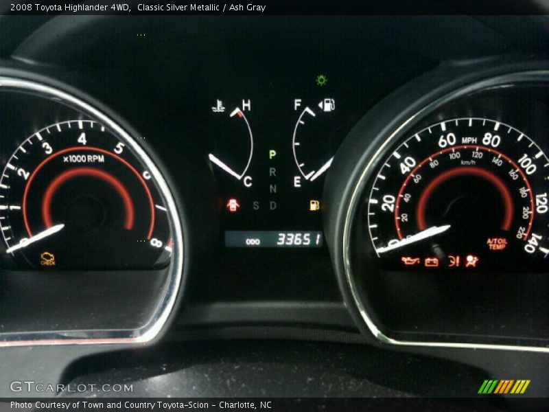 Classic Silver Metallic / Ash Gray 2008 Toyota Highlander 4WD