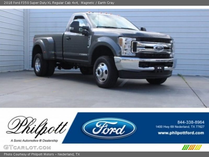 Magnetic / Earth Gray 2018 Ford F350 Super Duty XL Regular Cab 4x4