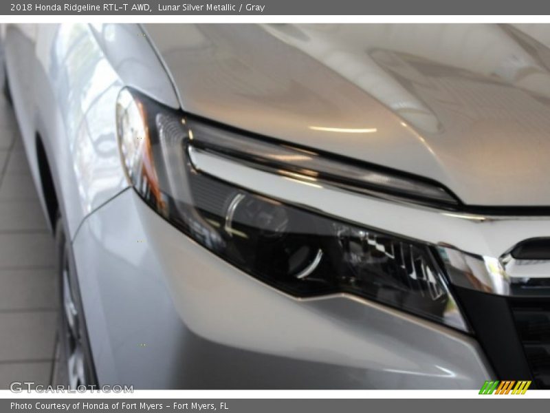 Lunar Silver Metallic / Gray 2018 Honda Ridgeline RTL-T AWD