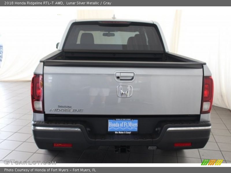 Lunar Silver Metallic / Gray 2018 Honda Ridgeline RTL-T AWD