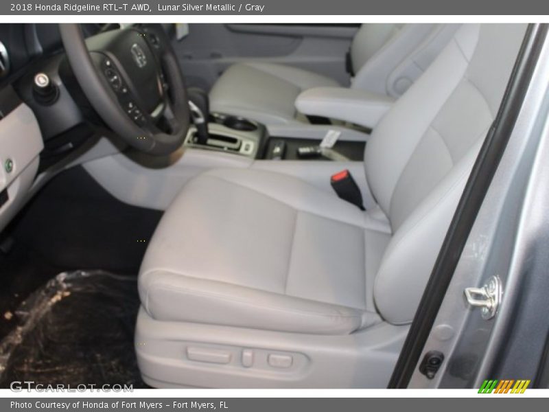 Lunar Silver Metallic / Gray 2018 Honda Ridgeline RTL-T AWD