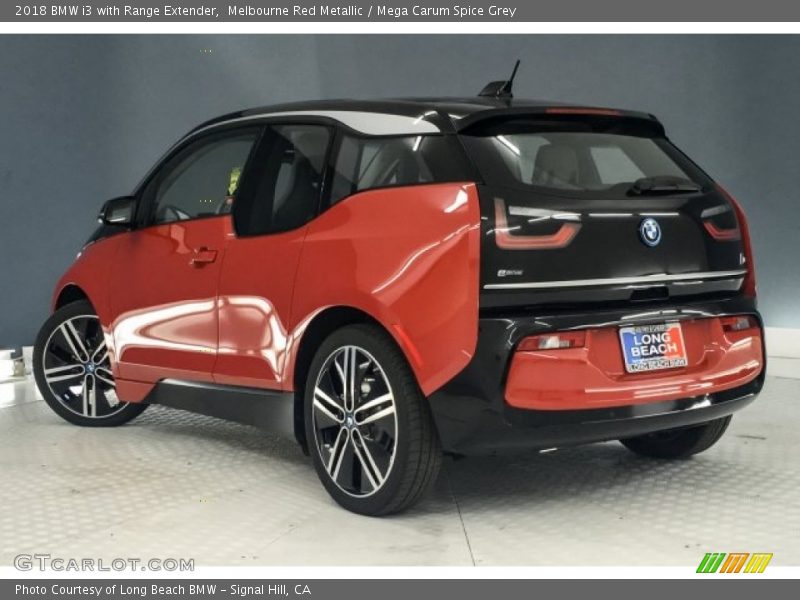 Melbourne Red Metallic / Mega Carum Spice Grey 2018 BMW i3 with Range Extender