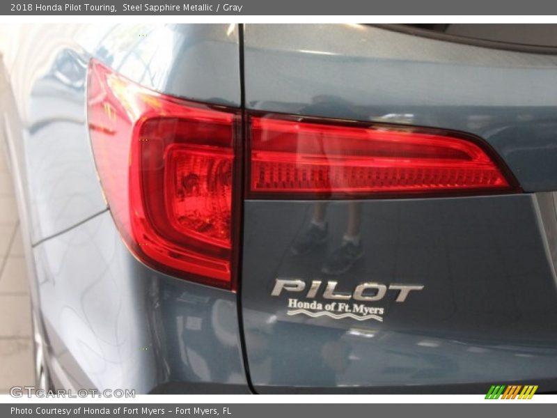 Steel Sapphire Metallic / Gray 2018 Honda Pilot Touring