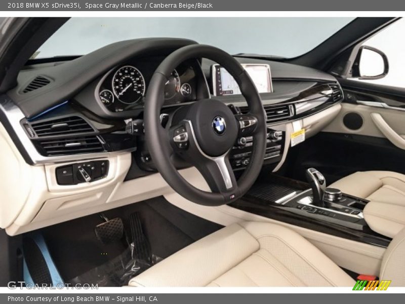Space Gray Metallic / Canberra Beige/Black 2018 BMW X5 sDrive35i
