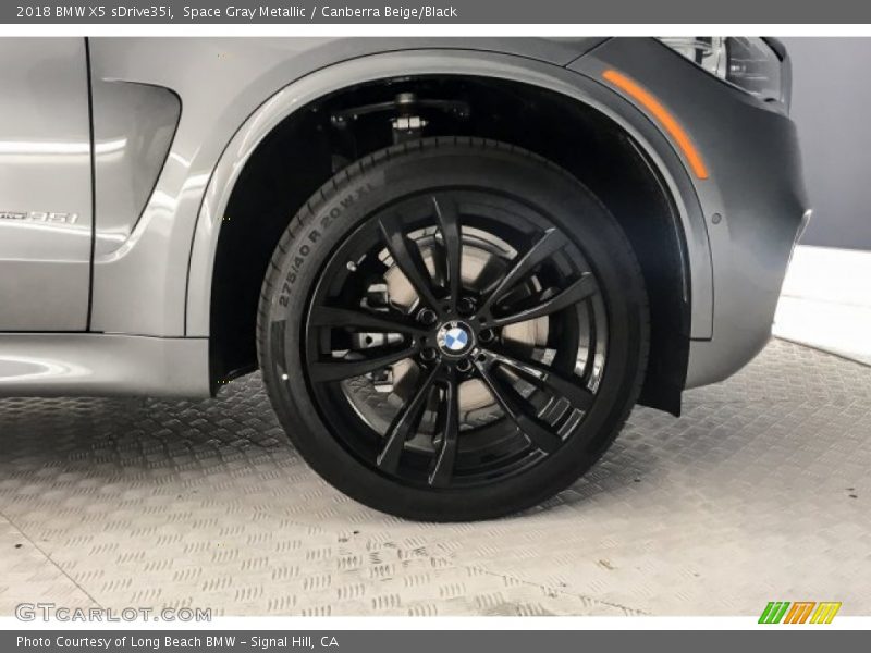 Space Gray Metallic / Canberra Beige/Black 2018 BMW X5 sDrive35i