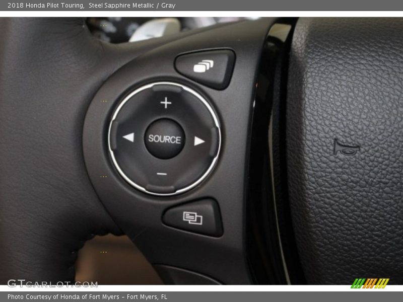 Steel Sapphire Metallic / Gray 2018 Honda Pilot Touring