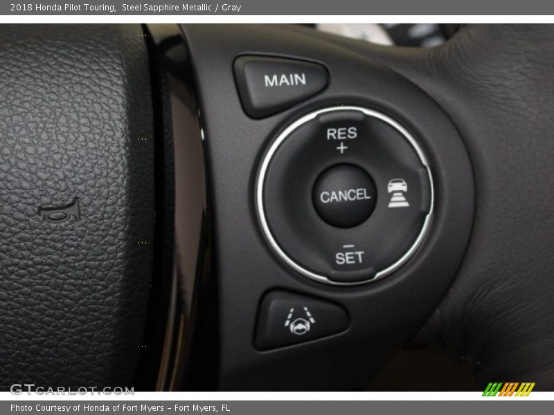 Steel Sapphire Metallic / Gray 2018 Honda Pilot Touring