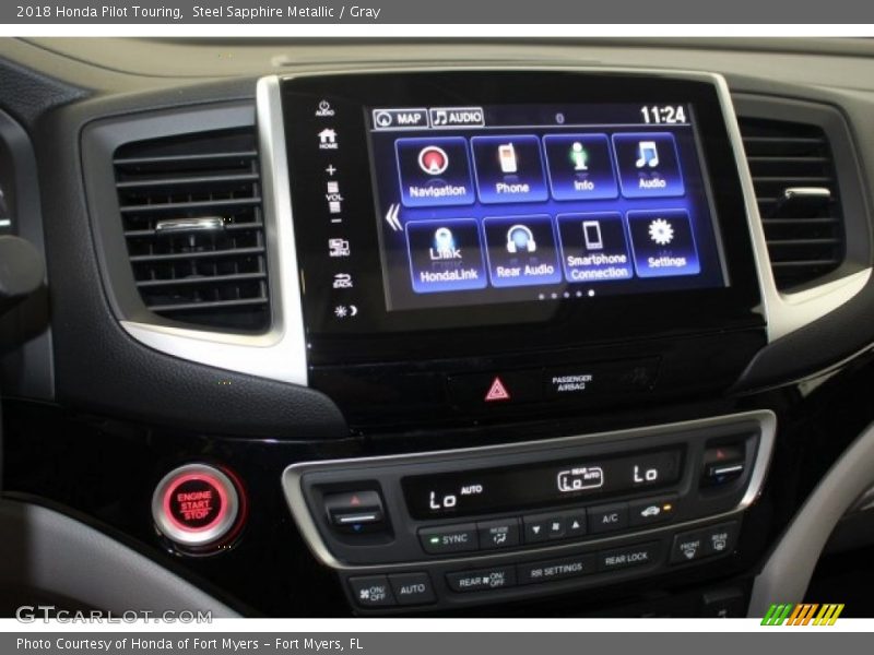 Steel Sapphire Metallic / Gray 2018 Honda Pilot Touring