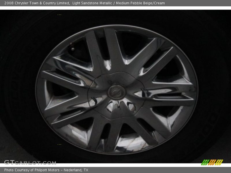 Light Sandstone Metallic / Medium Pebble Beige/Cream 2008 Chrysler Town & Country Limited