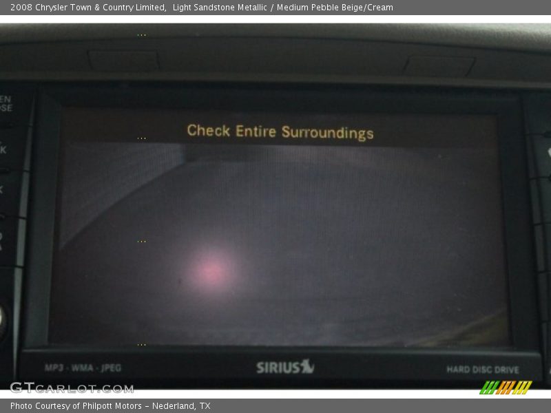 Light Sandstone Metallic / Medium Pebble Beige/Cream 2008 Chrysler Town & Country Limited