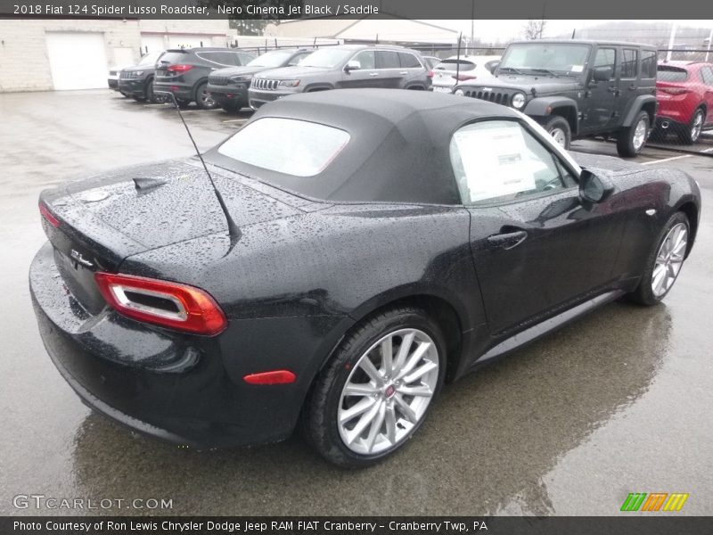 Nero Cinema Jet Black / Saddle 2018 Fiat 124 Spider Lusso Roadster