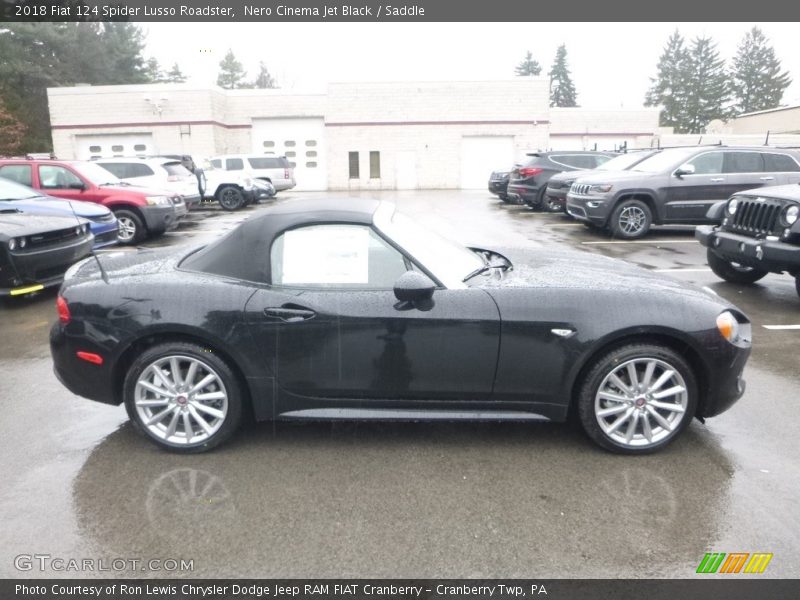 Nero Cinema Jet Black / Saddle 2018 Fiat 124 Spider Lusso Roadster