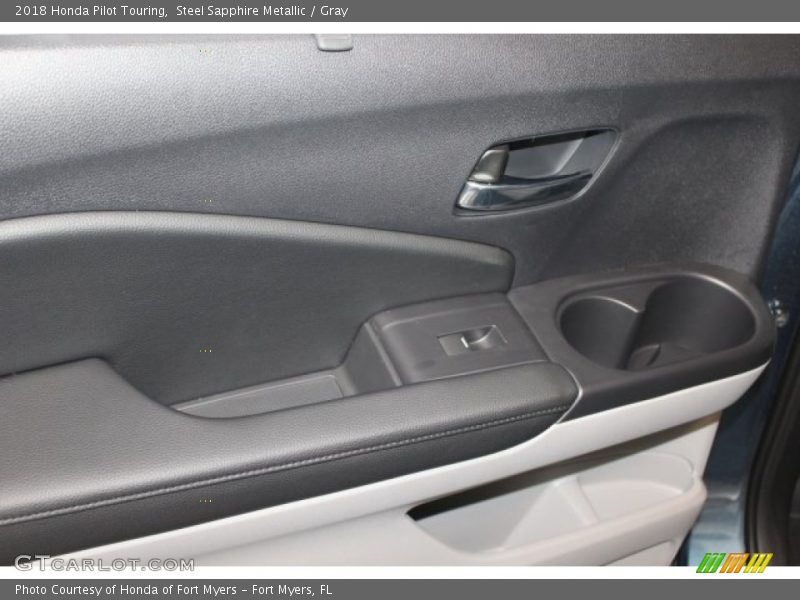 Steel Sapphire Metallic / Gray 2018 Honda Pilot Touring