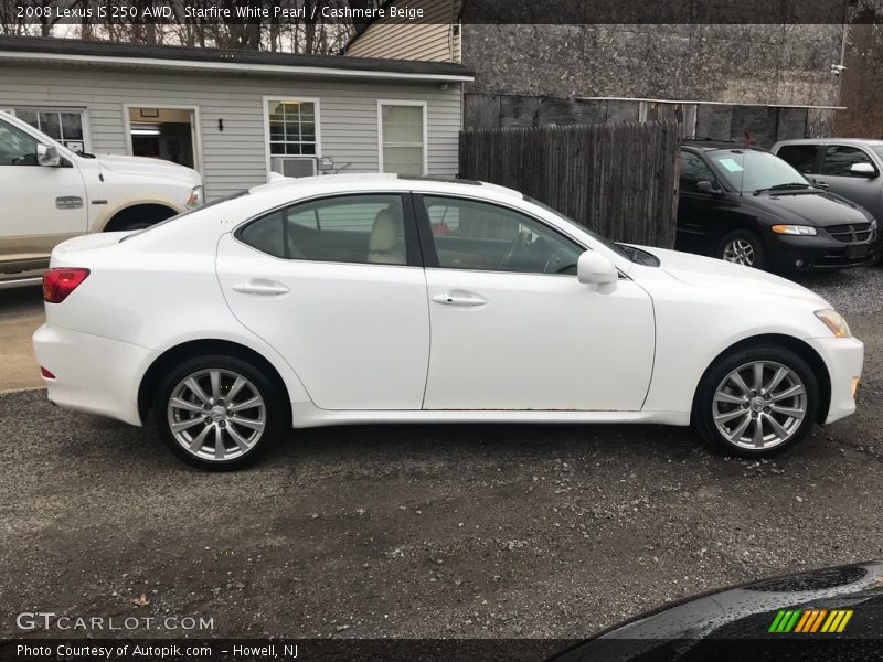Starfire White Pearl / Cashmere Beige 2008 Lexus IS 250 AWD