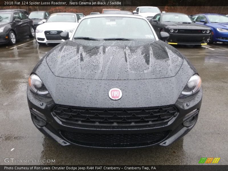 Nero Cinema Jet Black / Saddle 2018 Fiat 124 Spider Lusso Roadster