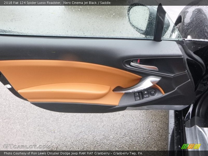 Nero Cinema Jet Black / Saddle 2018 Fiat 124 Spider Lusso Roadster