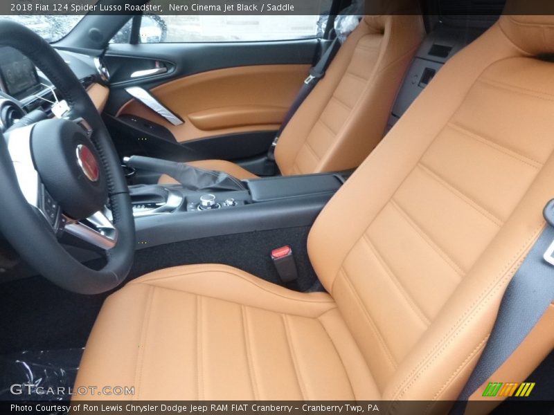 Nero Cinema Jet Black / Saddle 2018 Fiat 124 Spider Lusso Roadster