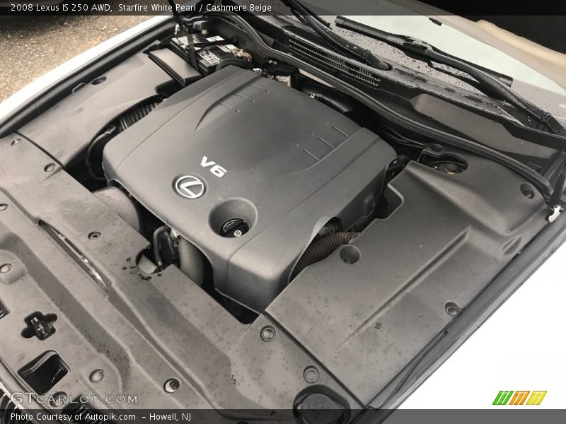 Starfire White Pearl / Cashmere Beige 2008 Lexus IS 250 AWD