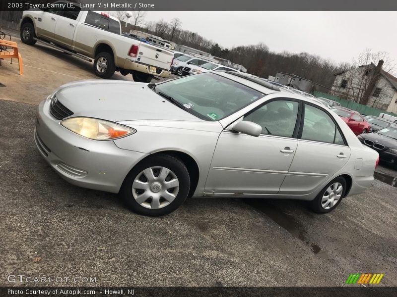 Lunar Mist Metallic / Stone 2003 Toyota Camry LE