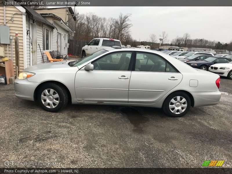 Lunar Mist Metallic / Stone 2003 Toyota Camry LE