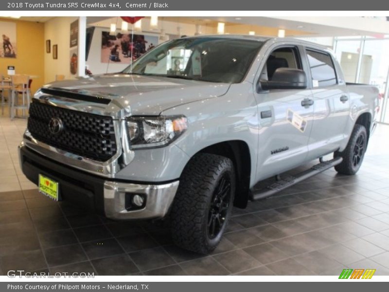 Cement / Black 2018 Toyota Tundra SR5 CrewMax 4x4
