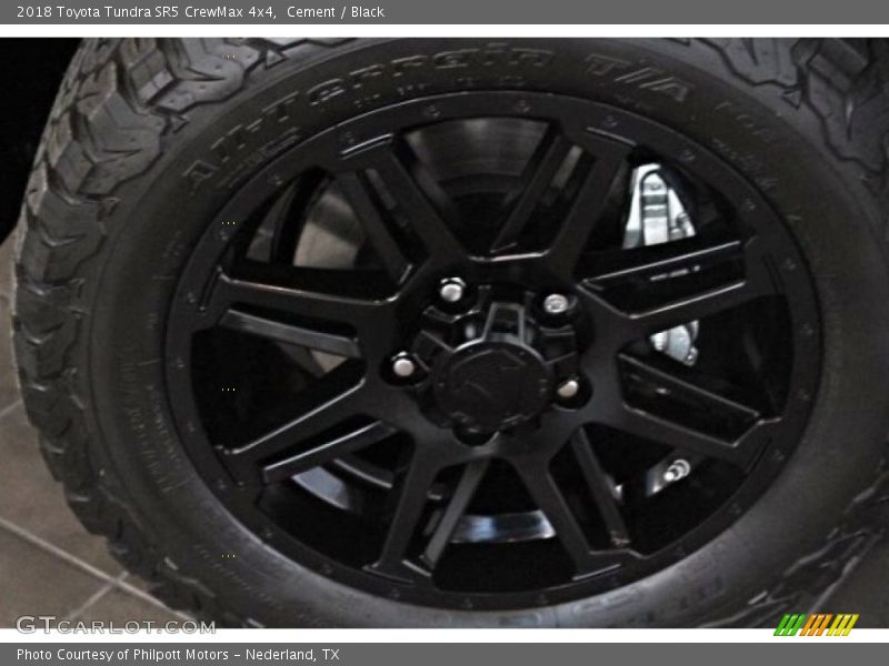 Cement / Black 2018 Toyota Tundra SR5 CrewMax 4x4