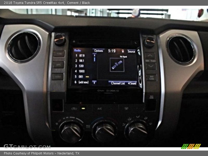 Cement / Black 2018 Toyota Tundra SR5 CrewMax 4x4