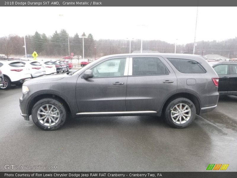 Granite Metallic / Black 2018 Dodge Durango SXT AWD