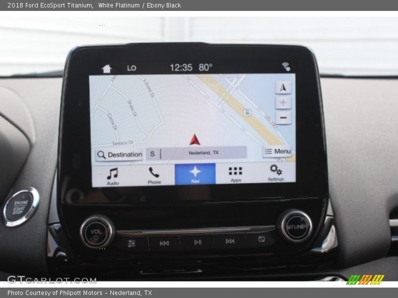 Navigation of 2018 EcoSport Titanium