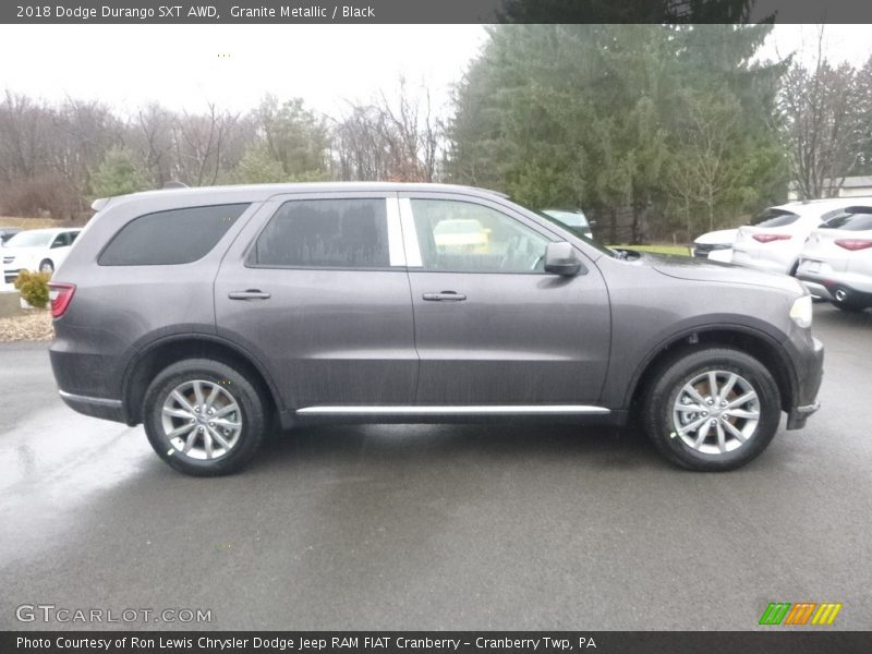 Granite Metallic / Black 2018 Dodge Durango SXT AWD