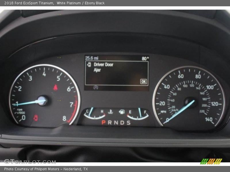  2018 EcoSport Titanium Titanium Gauges