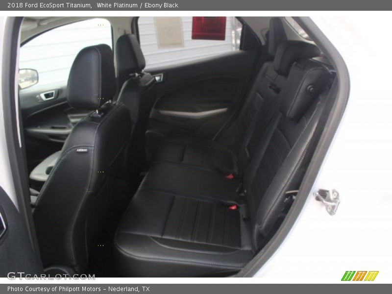 White Platinum / Ebony Black 2018 Ford EcoSport Titanium
