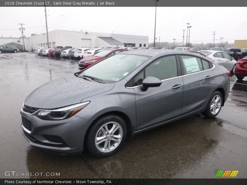 Satin Steel Gray Metallic / Jet Black 2018 Chevrolet Cruze LT